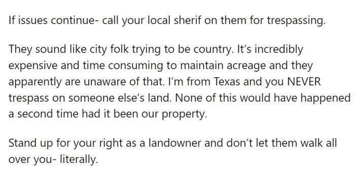 You don't do that in Texas. Well, you can only do it once