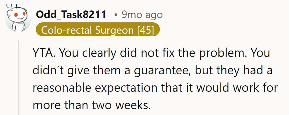 Touché! Looks like there's a hiccup in the fix.