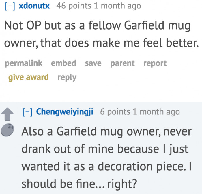 Other people felt relieved after hearing the lead lab results from a fellow user.