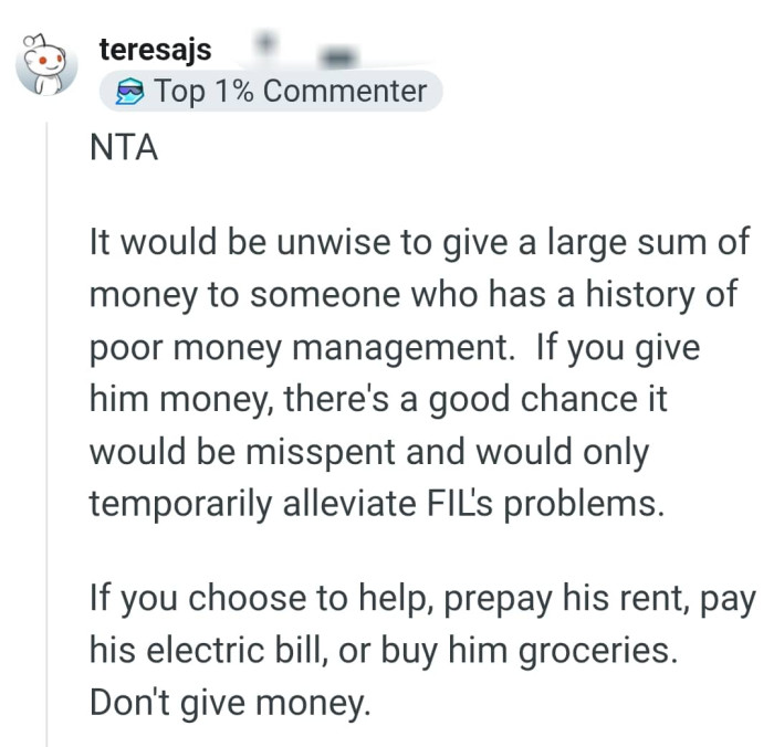 We've gathered some of the most upvoted comments from other Redditors for you to read through below