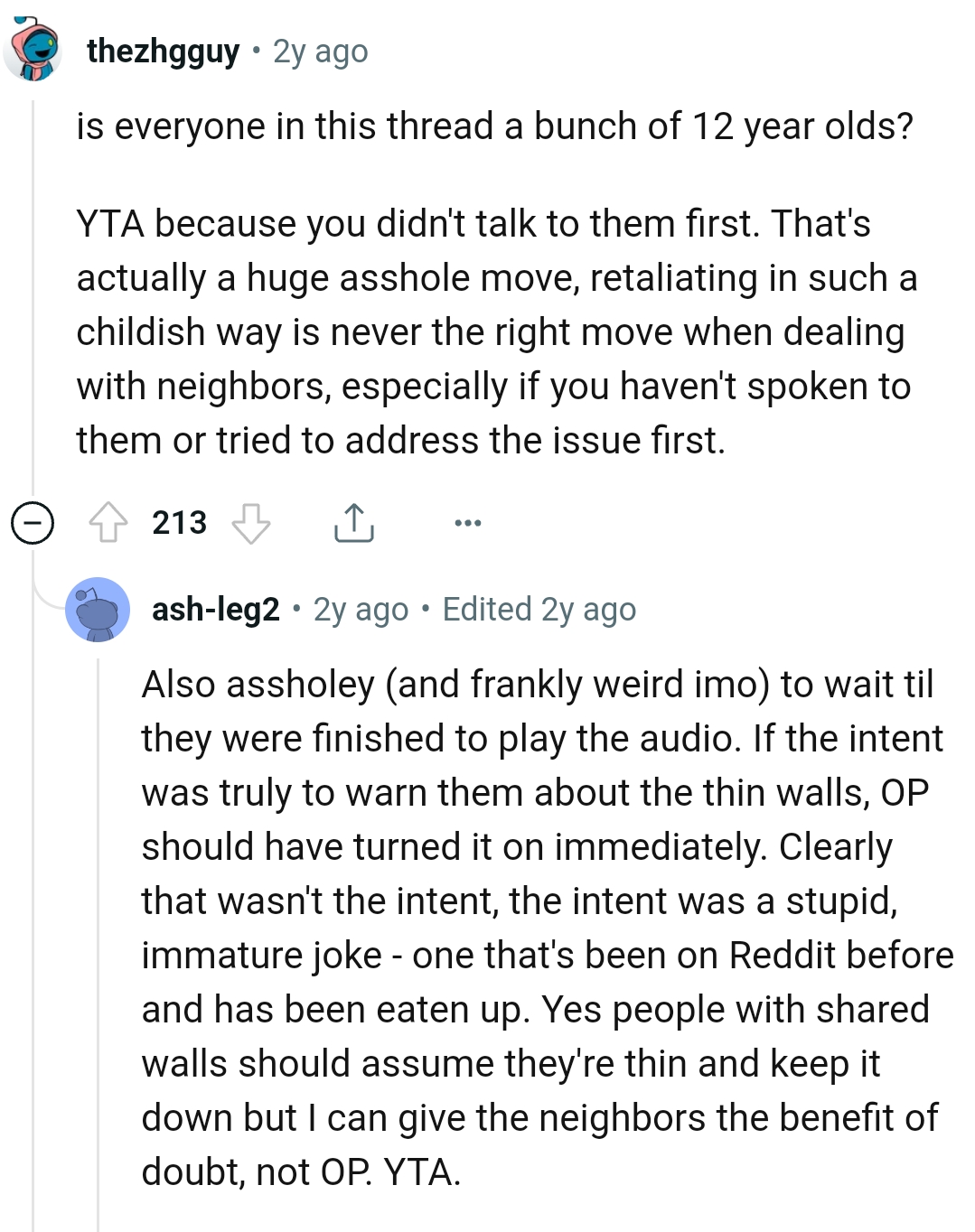 The OP retaliating in such a childish way is a huge AH move