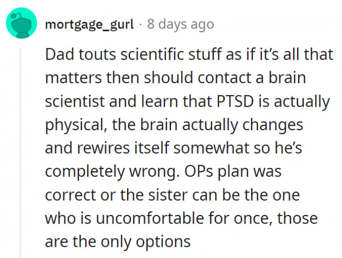 2. If they only agreed with OP's plan, everything would be fine