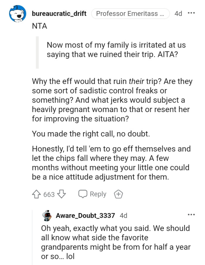 The OP made the right call, no doubt