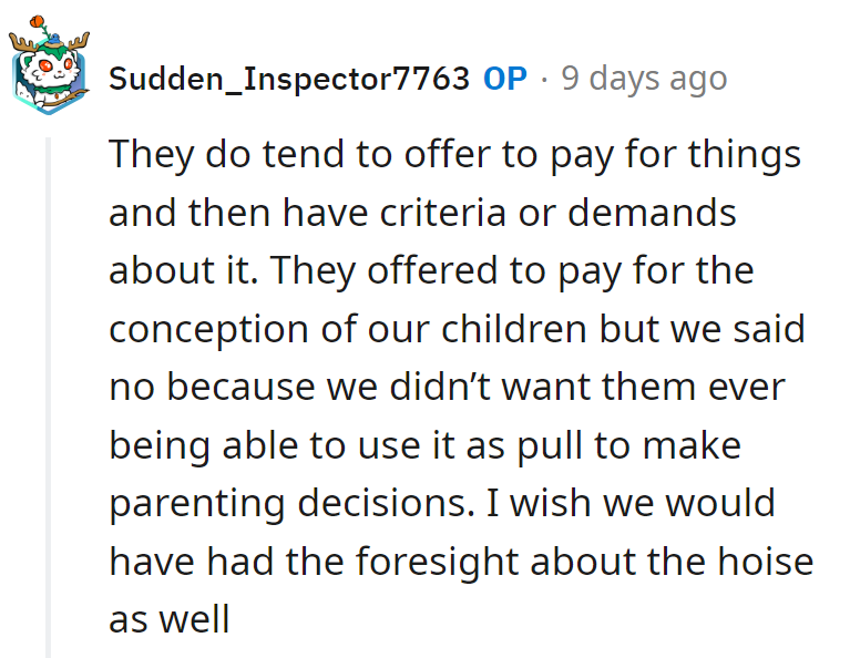 Looks like they've got a knack for 'Gifts with Fine Print'! Next time, maybe they'll stick to gifting socks.