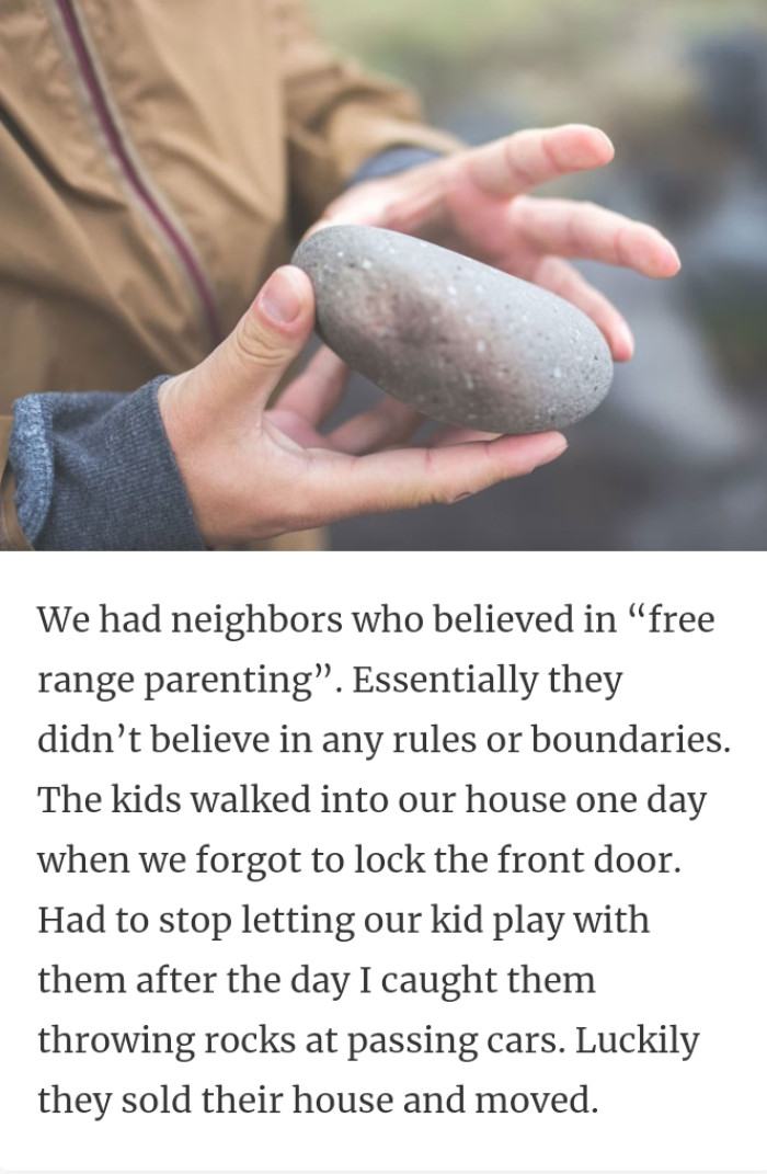 9. Free range parenting