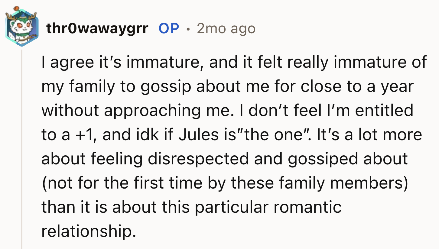 This Whole Situation Is Immature