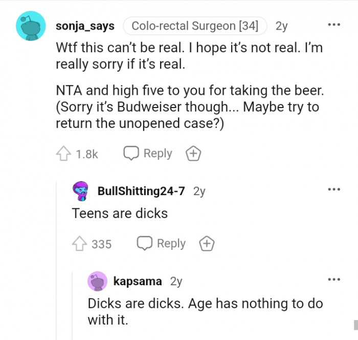 Try to return the unopened case