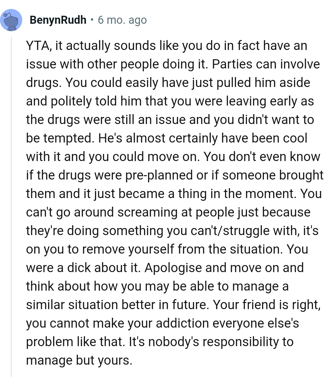 The OP can go around screaming at people