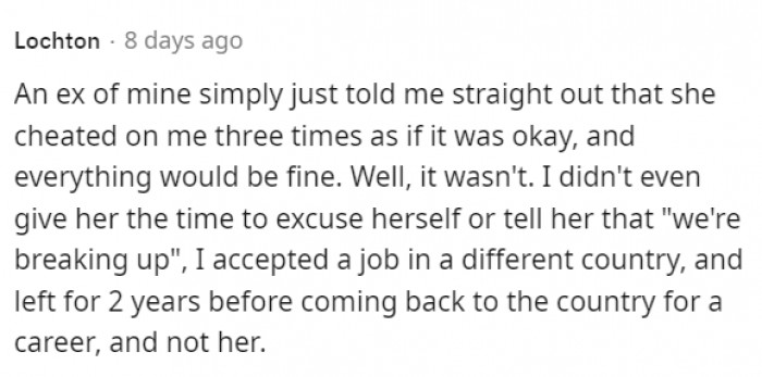 #23 Well, at least she was straightforward?