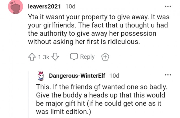 17. The buddy could have given the buddy a heads up