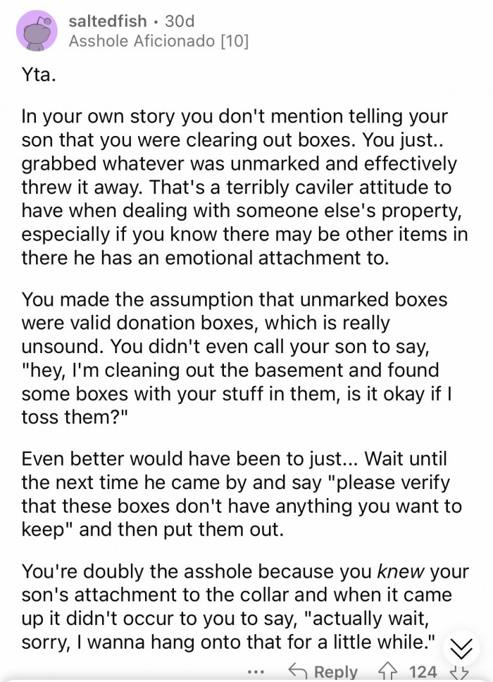 13. Right now you're making yourself an @sshole in your own story, OP.