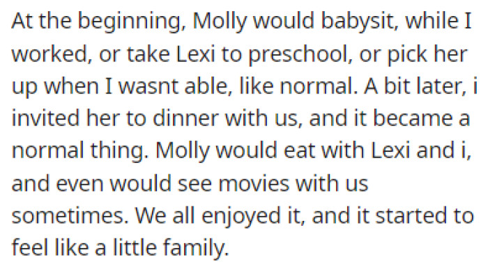 Over time, they started to feel like a little family