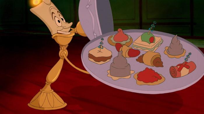 7. The Grey Stuff from the movie, Beauty and the Beast