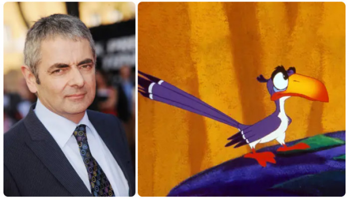 12. Rowan Atkinson as Zazu in The Lion King
