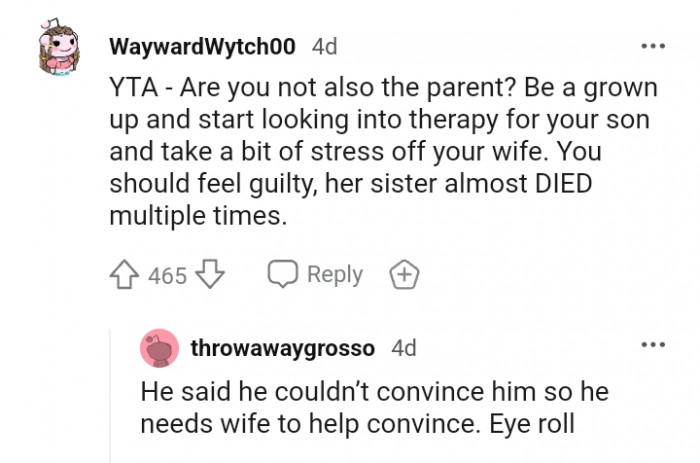 Her sister almost died multiple times