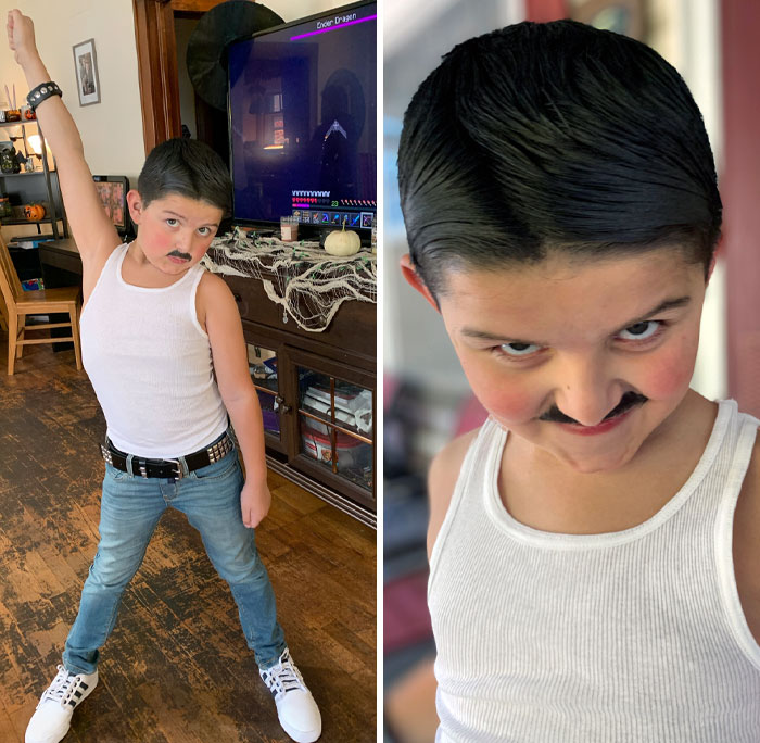 53. My Eight Year Old Son's Obsession With Queen Was Bound To Result In This Choice Of Costume