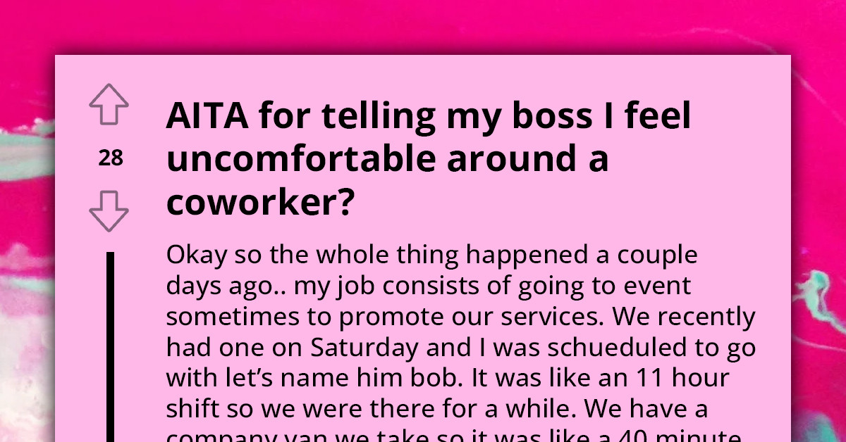 Woman Wonders If She's The A-Hole For Reporting Coworker's Inappropriate Advances