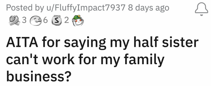 OP doesn't think her mom started the restaurant for her husband, his new wife, and his two kids to inherit someday.