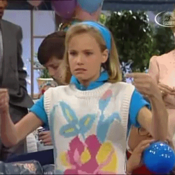 10. That you at least once tried to stop time by fusing your fingers together like Evie in Out of This World: