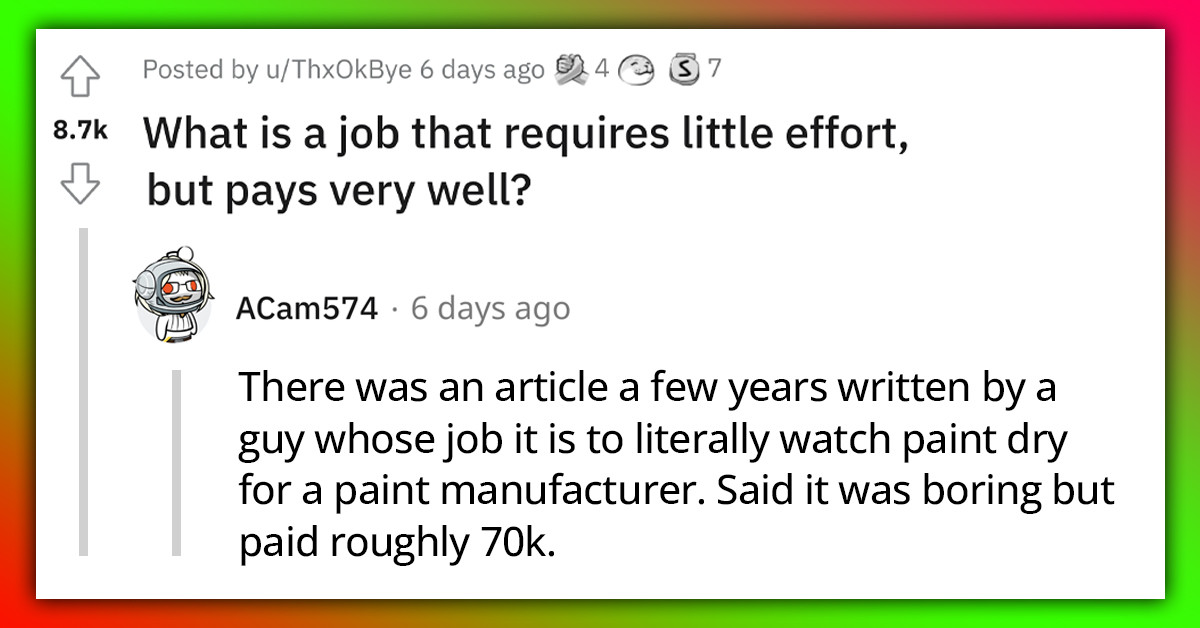Viral Reddit Thread Reveals Jobs That Require Little Work But Pay Well, And Here Are 25 Of Them
