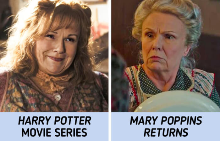 12. In the movie Mary Poppins Returns, Julie Walters played Ellen, Michael’s and Jane’s long-time housekeeper.