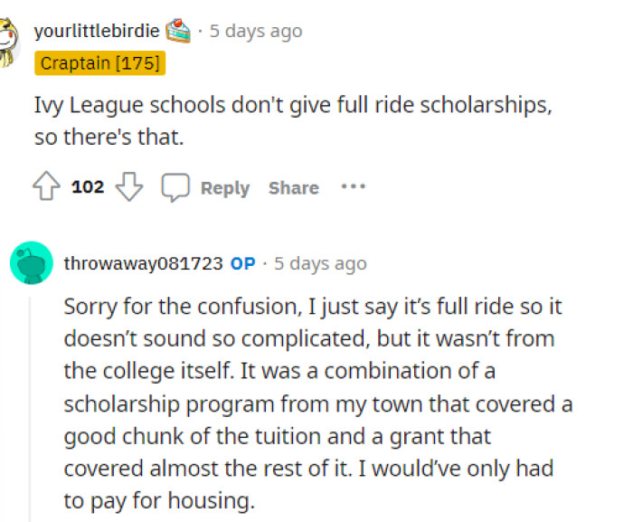 It seems like people are already in the comments dissecting her post to see if it's real or makes any sense.