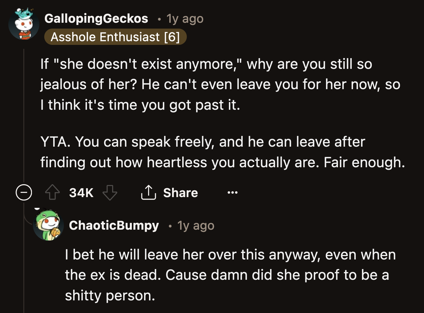 OP is free to speak her mind. Her husband is also free to do what he wants after that.