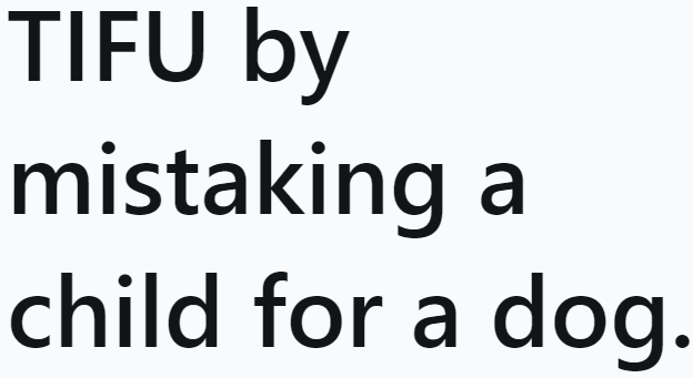 The OP made an embarrassing mistake. She shared it with an online community.