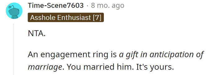 One Redditor explained their point of view