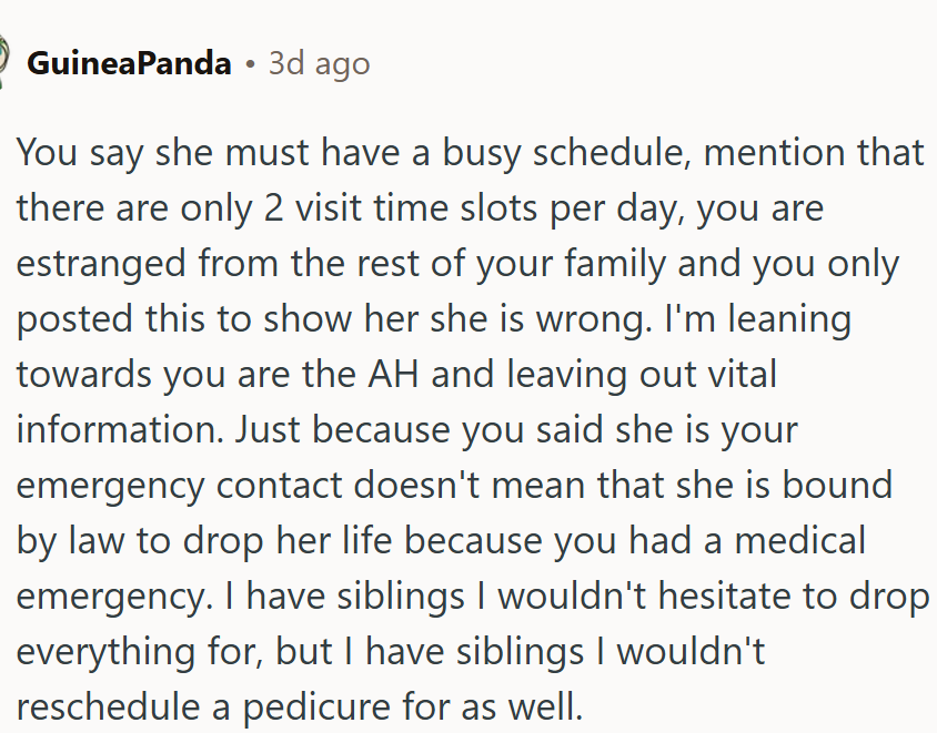 Depends on the sibling...