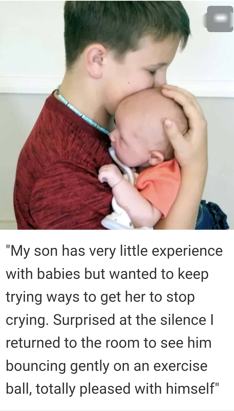 35. An exercise ball