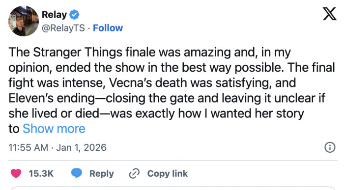 But not everyone was satisfied.