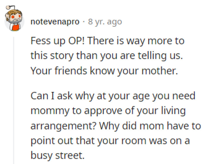 People Think That OP Is Hiding Something