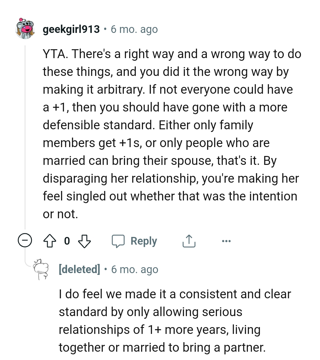 The OP is making her feel singled out whether it was the OP's intention or not