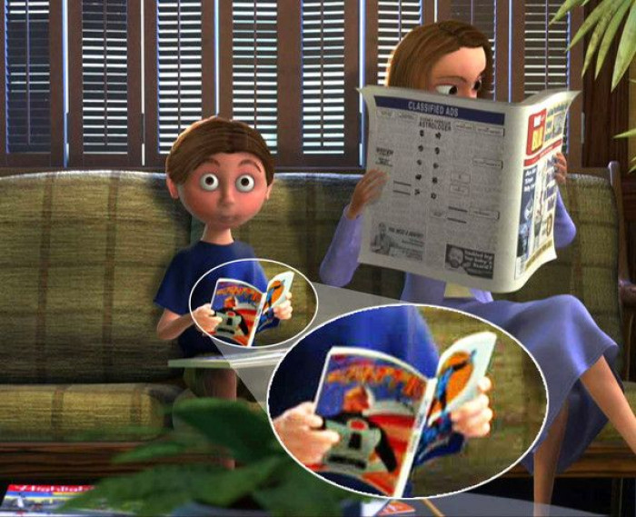 2. Mr. Incredible in Finding Nemo