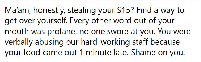 Shame, shame, shame!