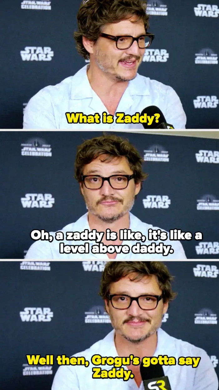 2. Then he upgraded himself to a zaddy