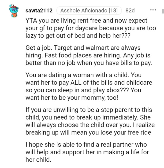 Any job is better than no job when you have bills to pay.