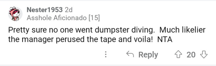 The staff were acting weird, dude; obviously, they knew about it.