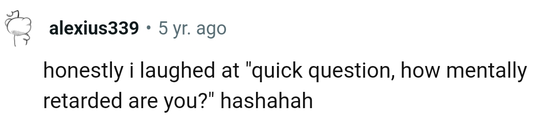 This Redditor finds the OP's reply really funny