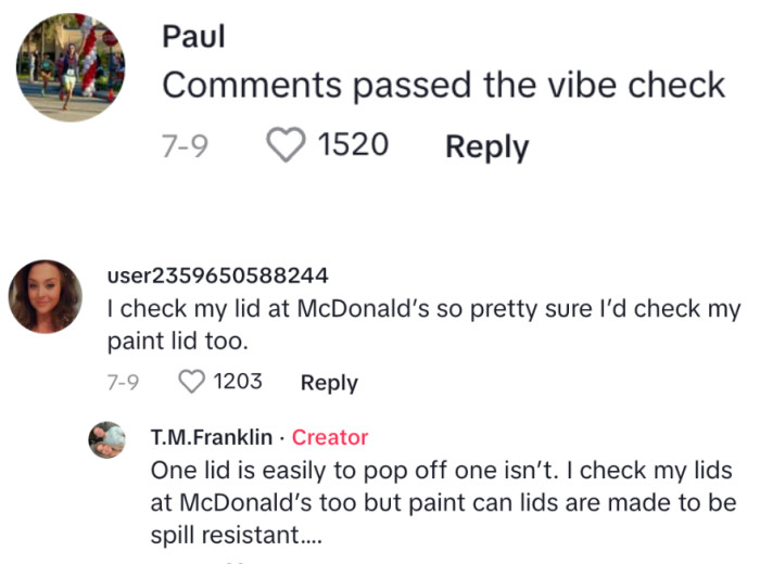 People check even lids from McDonald's