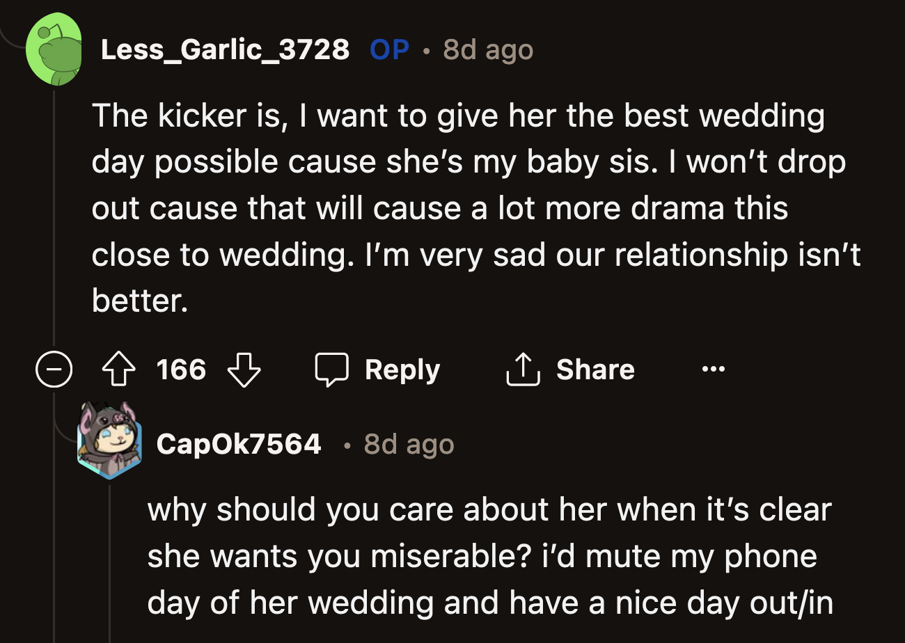 They questioned why she would tolerate and, in some way, enable her mistreatment.