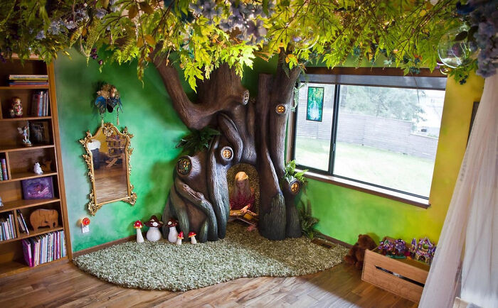 "I Built A Tree In My Daughter's Bedroom"