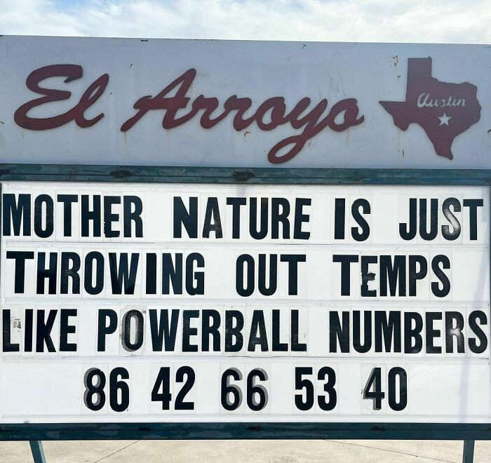 19. Mother Nature Doing Her Thing