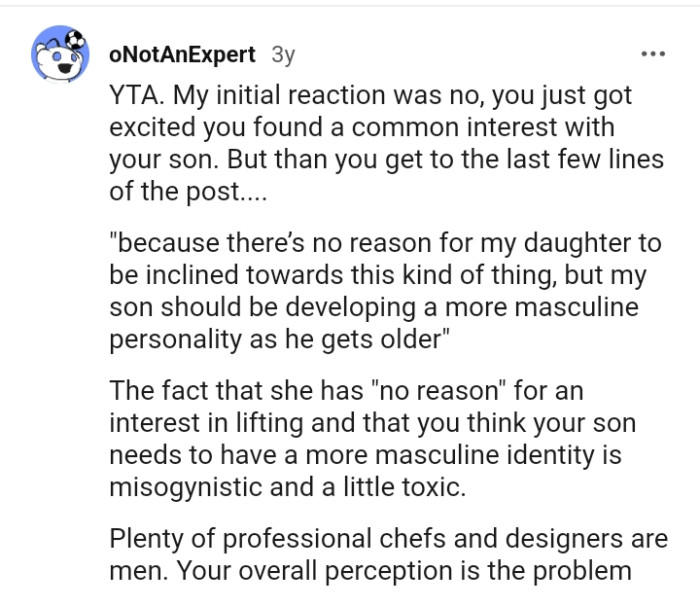 The OP just got excited he found a common interest with his son