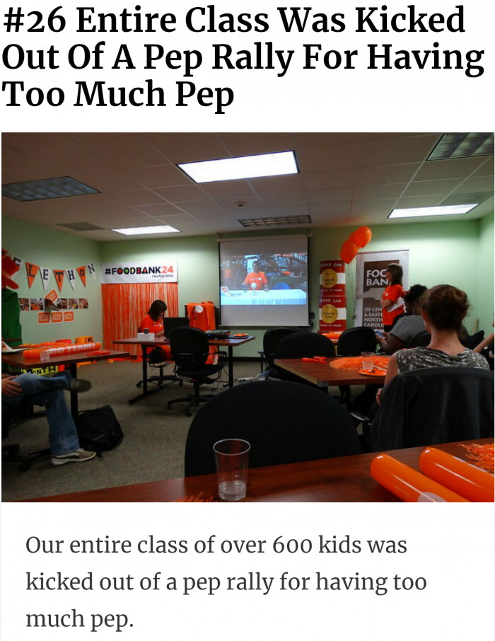 26. What's the issue with having too much pep?