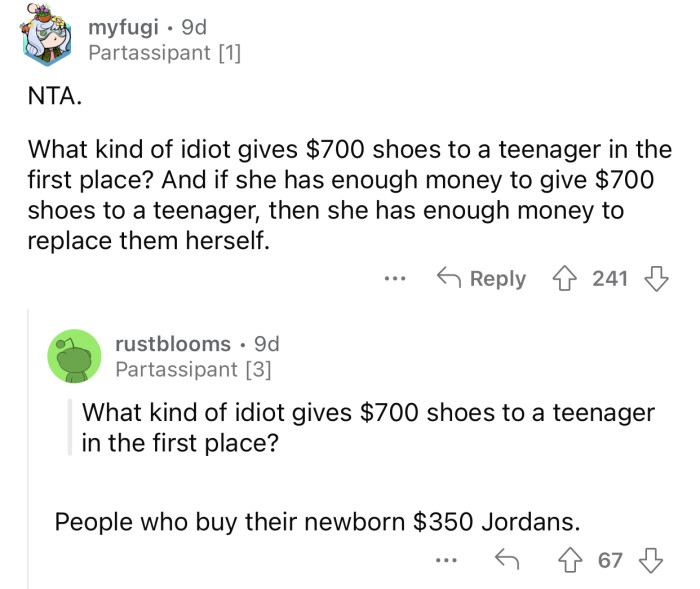 If you can afford to buy shoes with that price tag, you can afford to replace them.