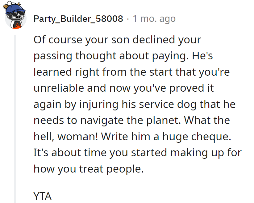 The bill's due, and it's not just for the vet!