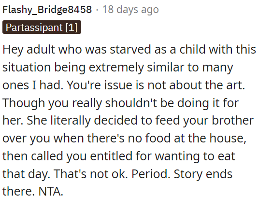 OP's mom's behavior is unacceptable.