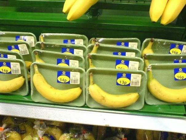 2. If only bananas came with their own robust, natural, biodegradable packaging....